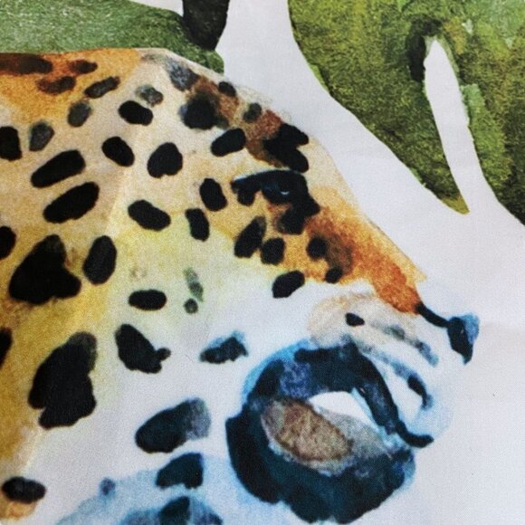 Leopard Wall Hanging Boho Decor 58x58" Fabric Mural Tapestry - Picture 3 of 7